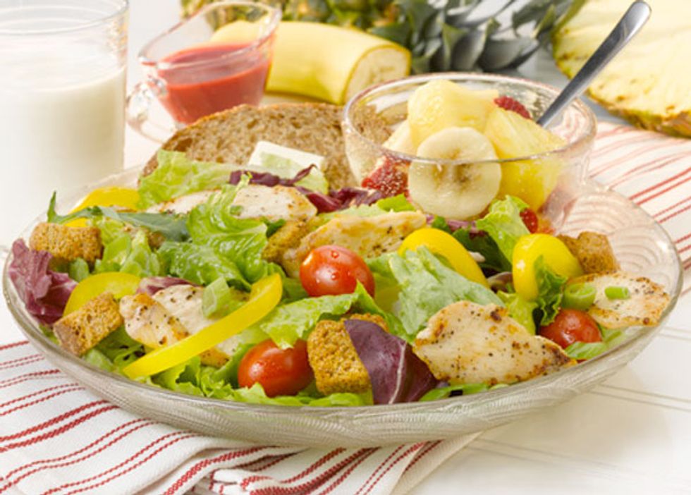 European Salad With Raspberry Vinaigrette