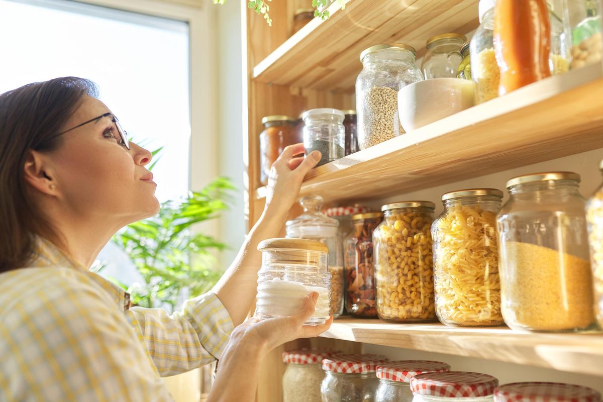 Food storage in pantry