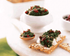 Cranberry Pesto Goat Cheese Crostini