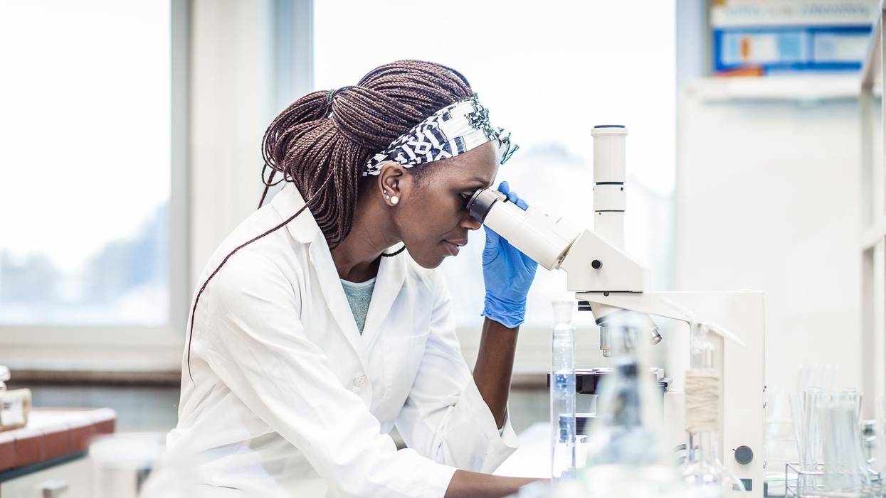 Female Scientist Working in The Lab