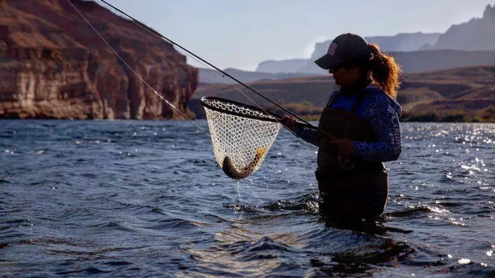 Fly fishing at the Grand Canyon, 2021
