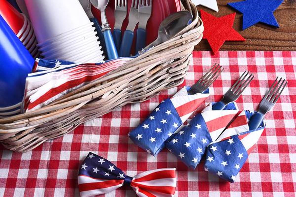 Fourth of July tablescape