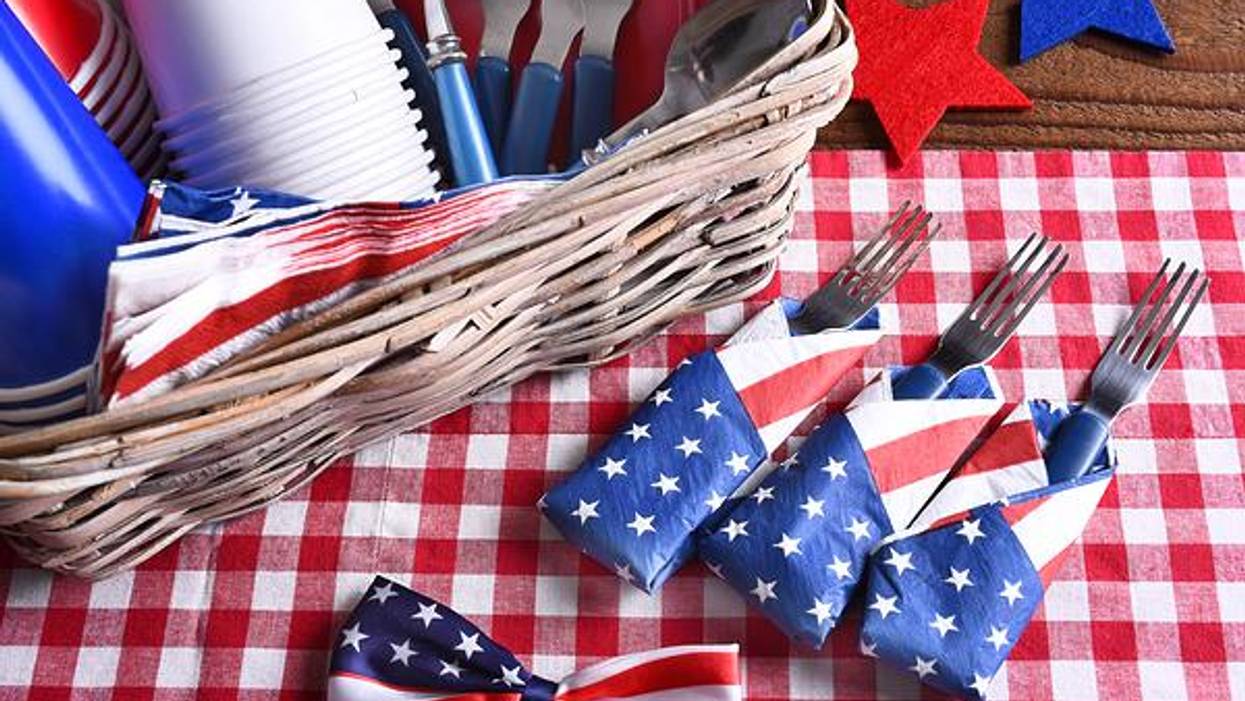 Fourth of July tablescape