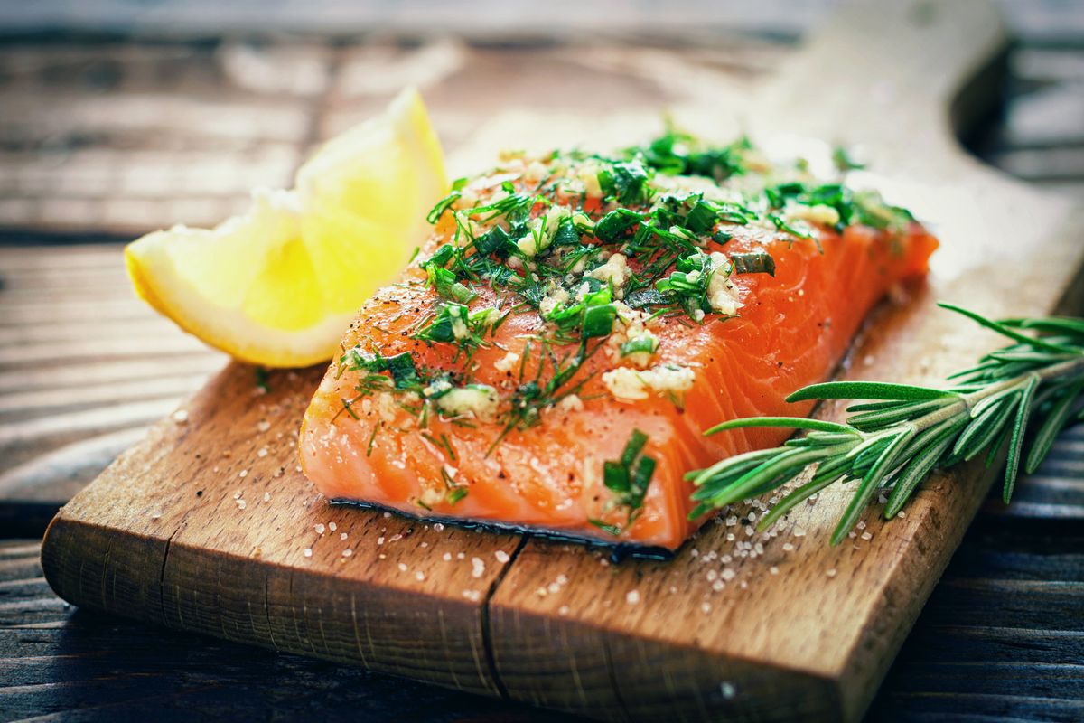 garlic salmon
