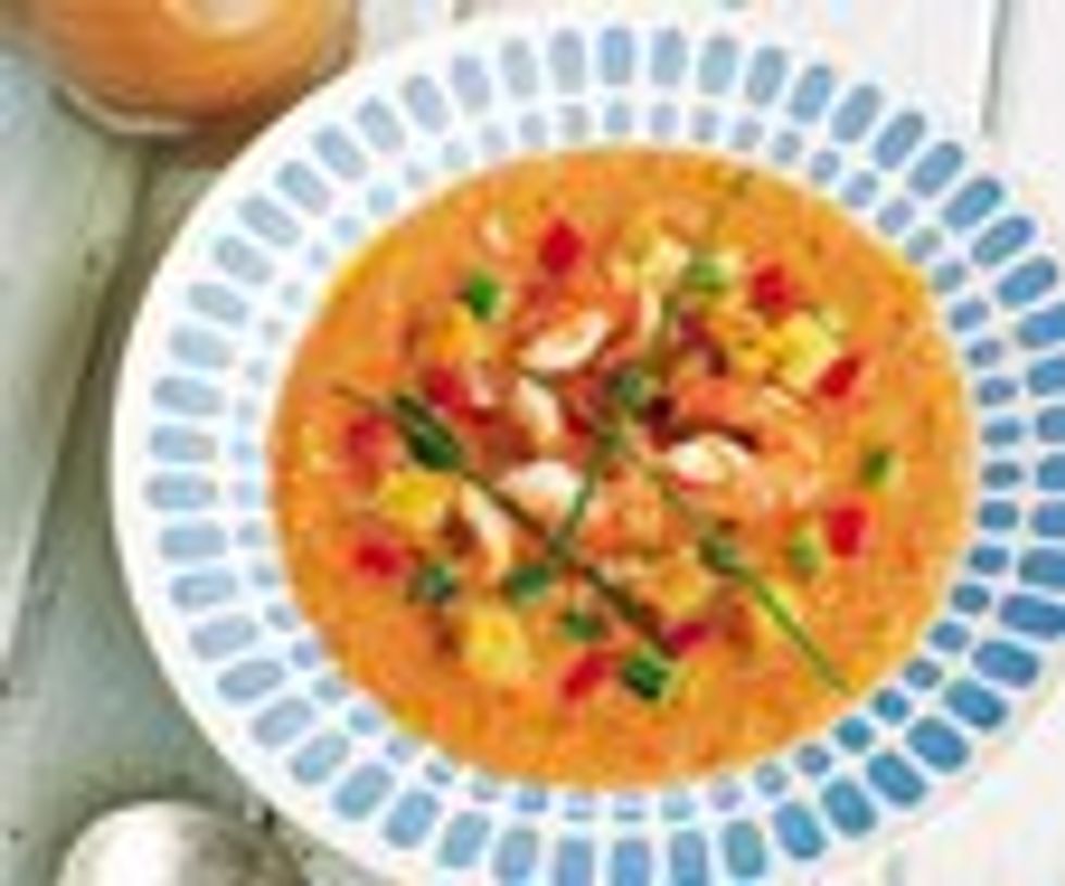 gazpacho with shrimp
