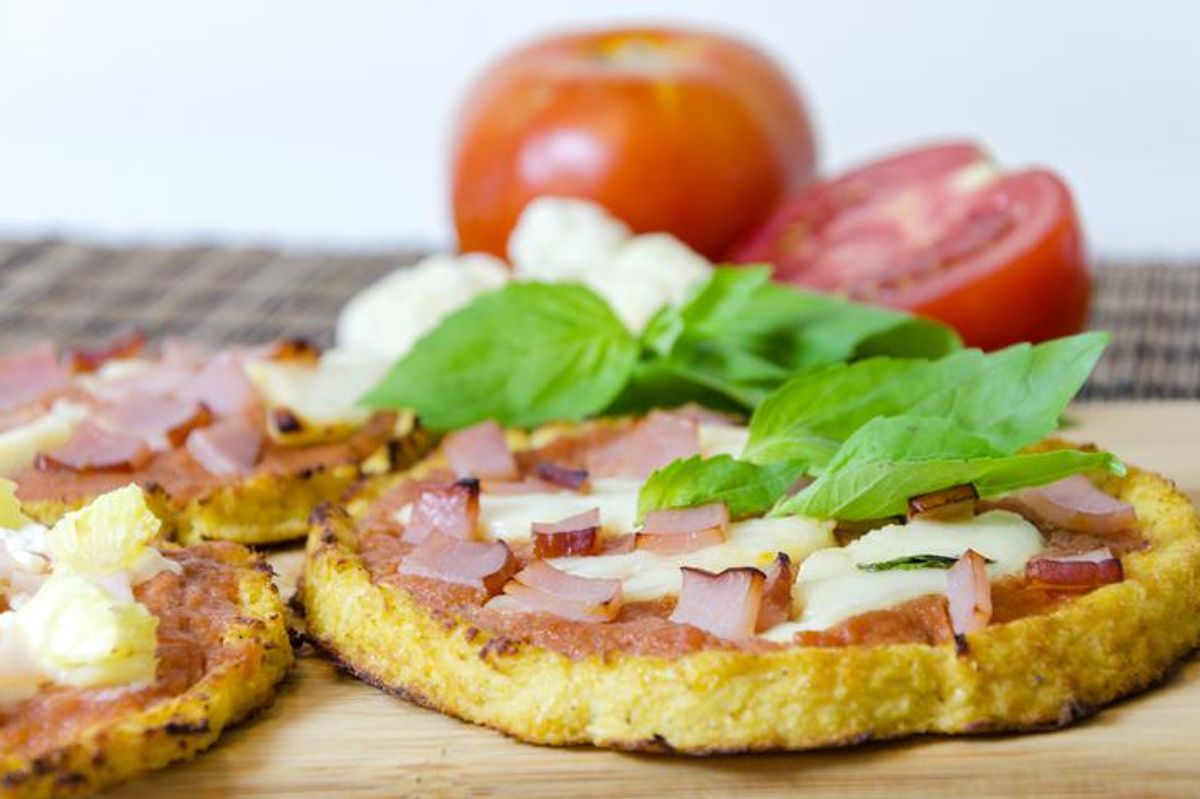 Gluten-Free Cheese and Herb Pizza Crust