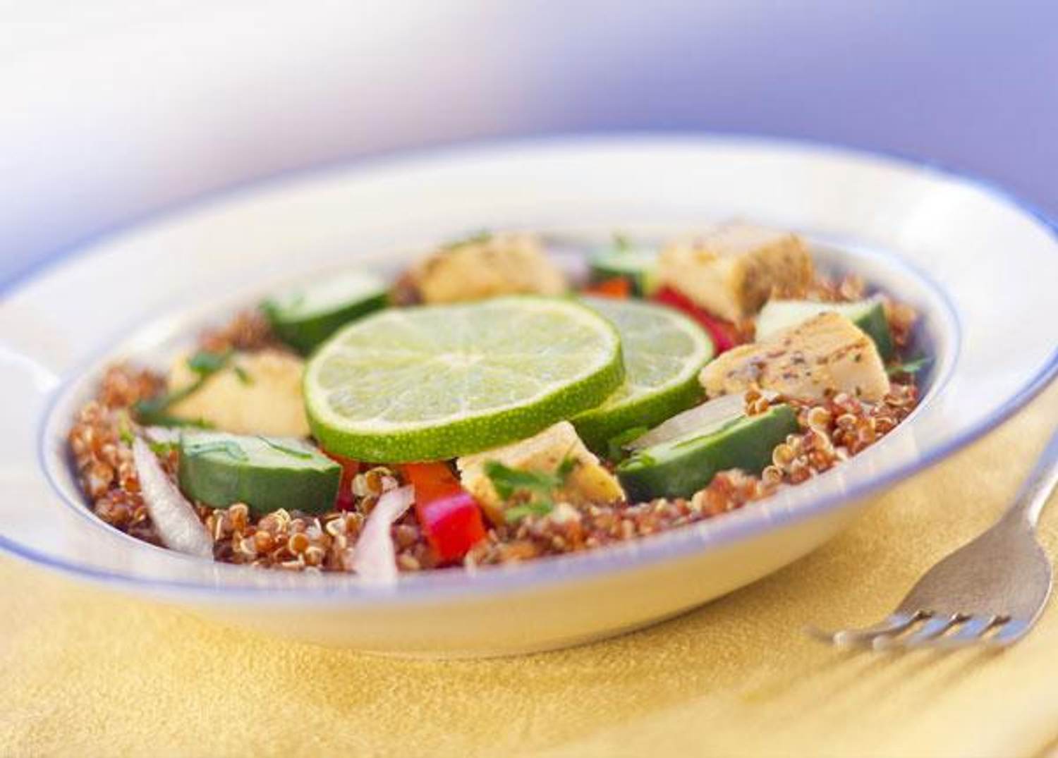 Grilled Chicken and Avocado Quinoa Pilaf