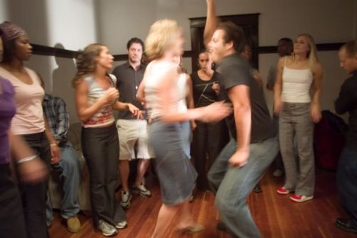 group of people dancing