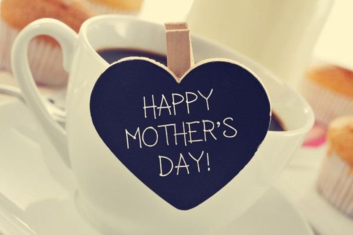 happy mothers day sign