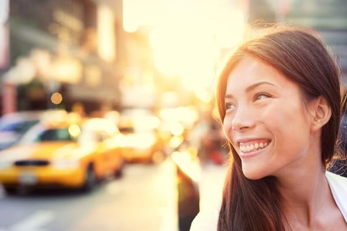 happy woman
