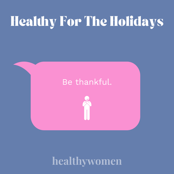 healthy for the holidays habits