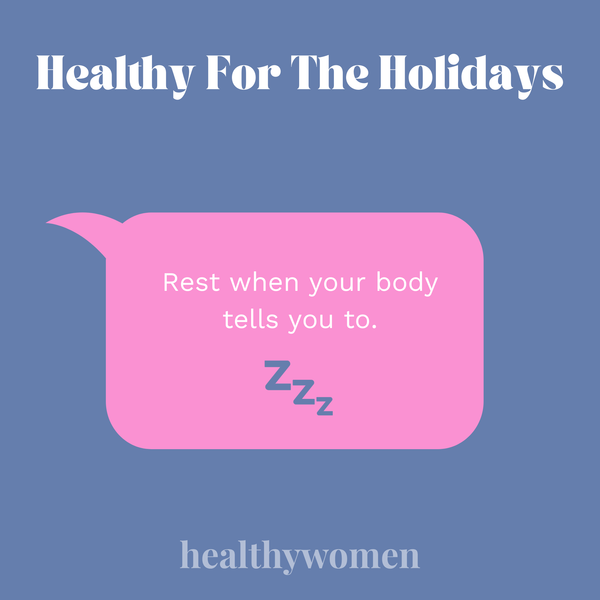healthy for the holidays habits
