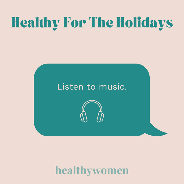 healthy for the holidays habits