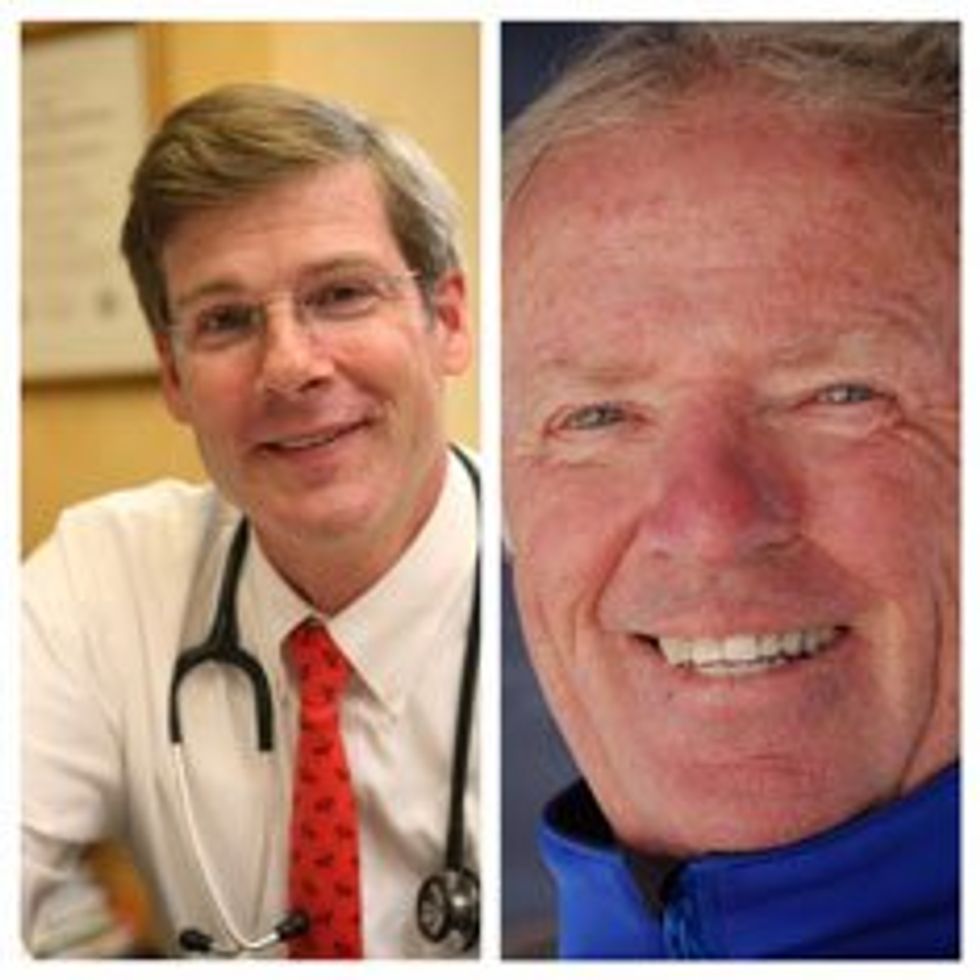 Henry (Harry) S. Lodge, M.D. (left) and Chris Crowley are authors of the "Younger Next Year" series.