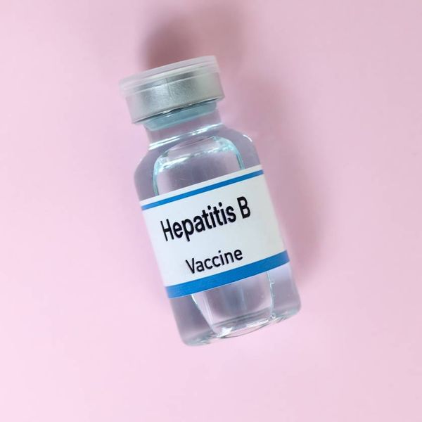 Hepatitis B vaccine in a vial
