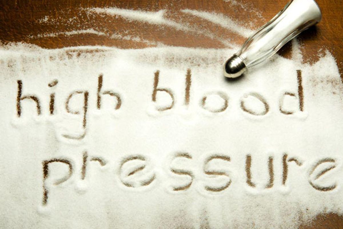 high blood pressure words in salt