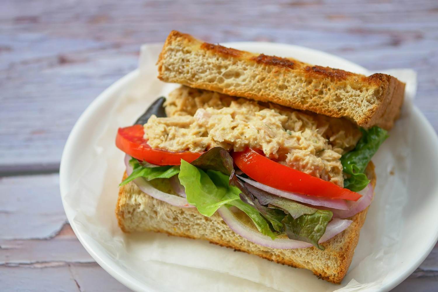 Fennel and Tuna Sandwich