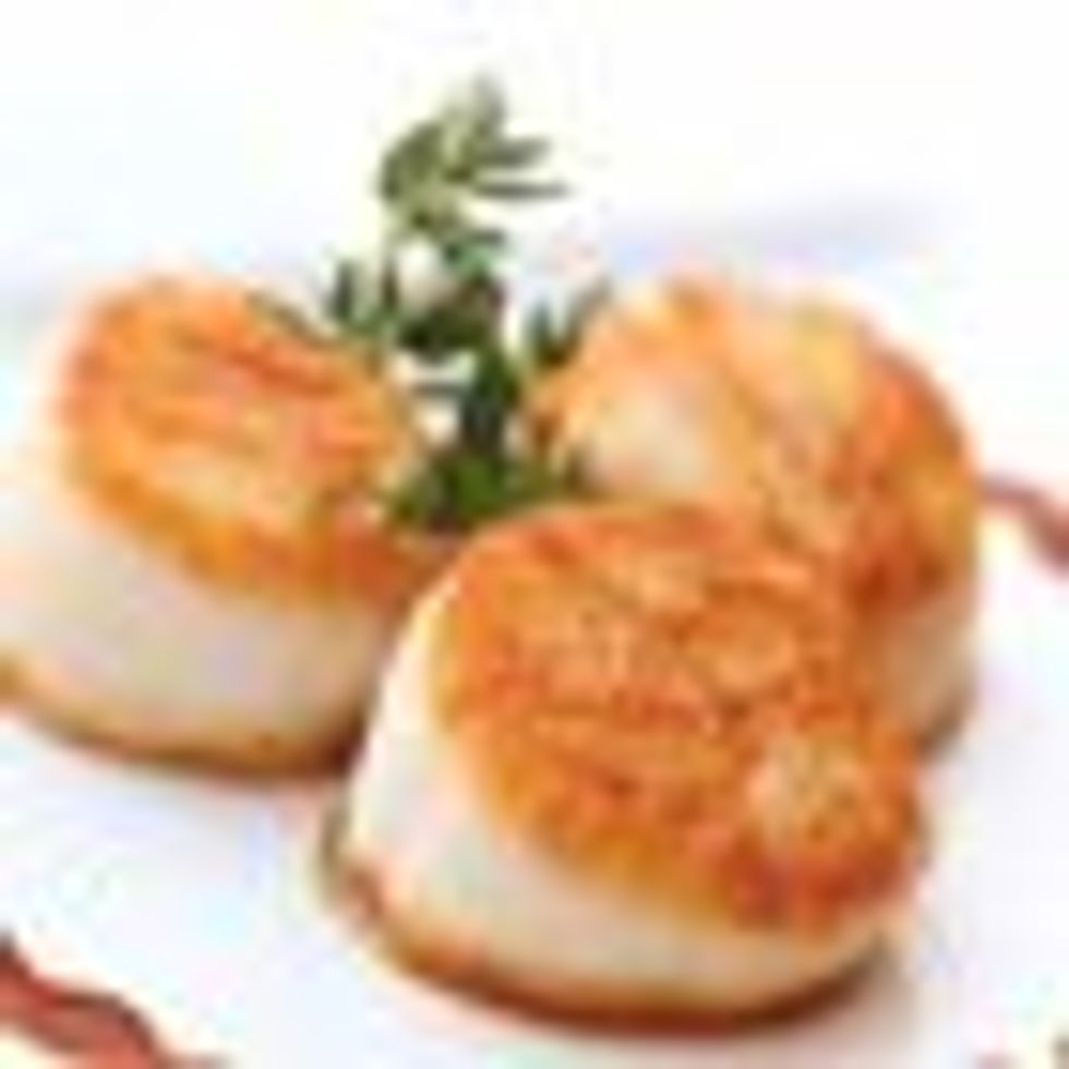 Honey Broiled Sea Scallops