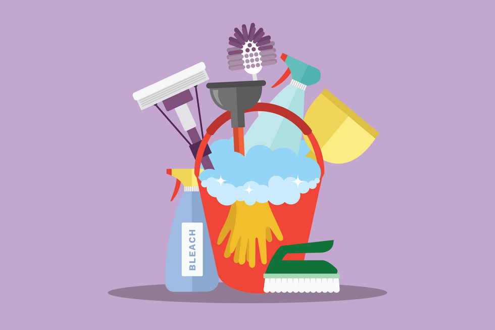 household cleaning supplies