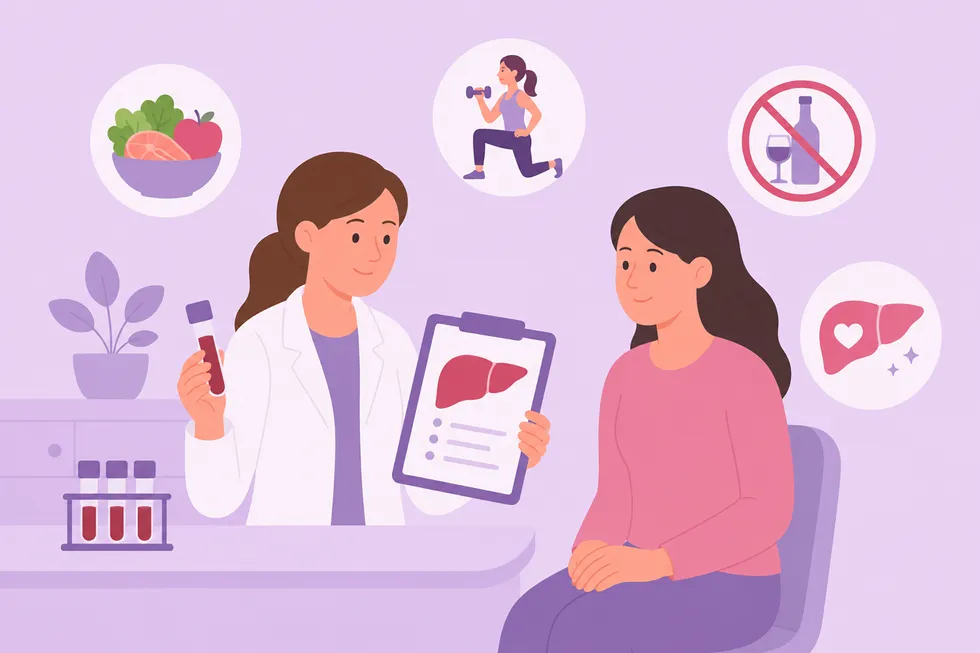 How do healthcare providers find liver disease?