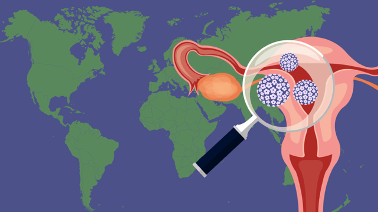 HPV Vaccination Around the World Infographic