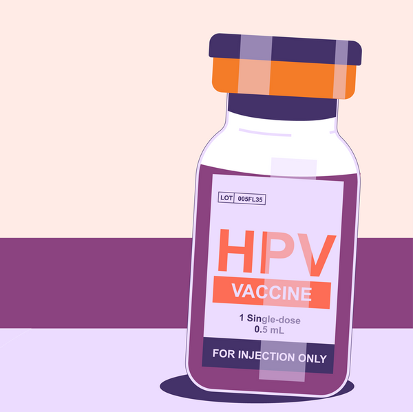 HPV Vaccine vial