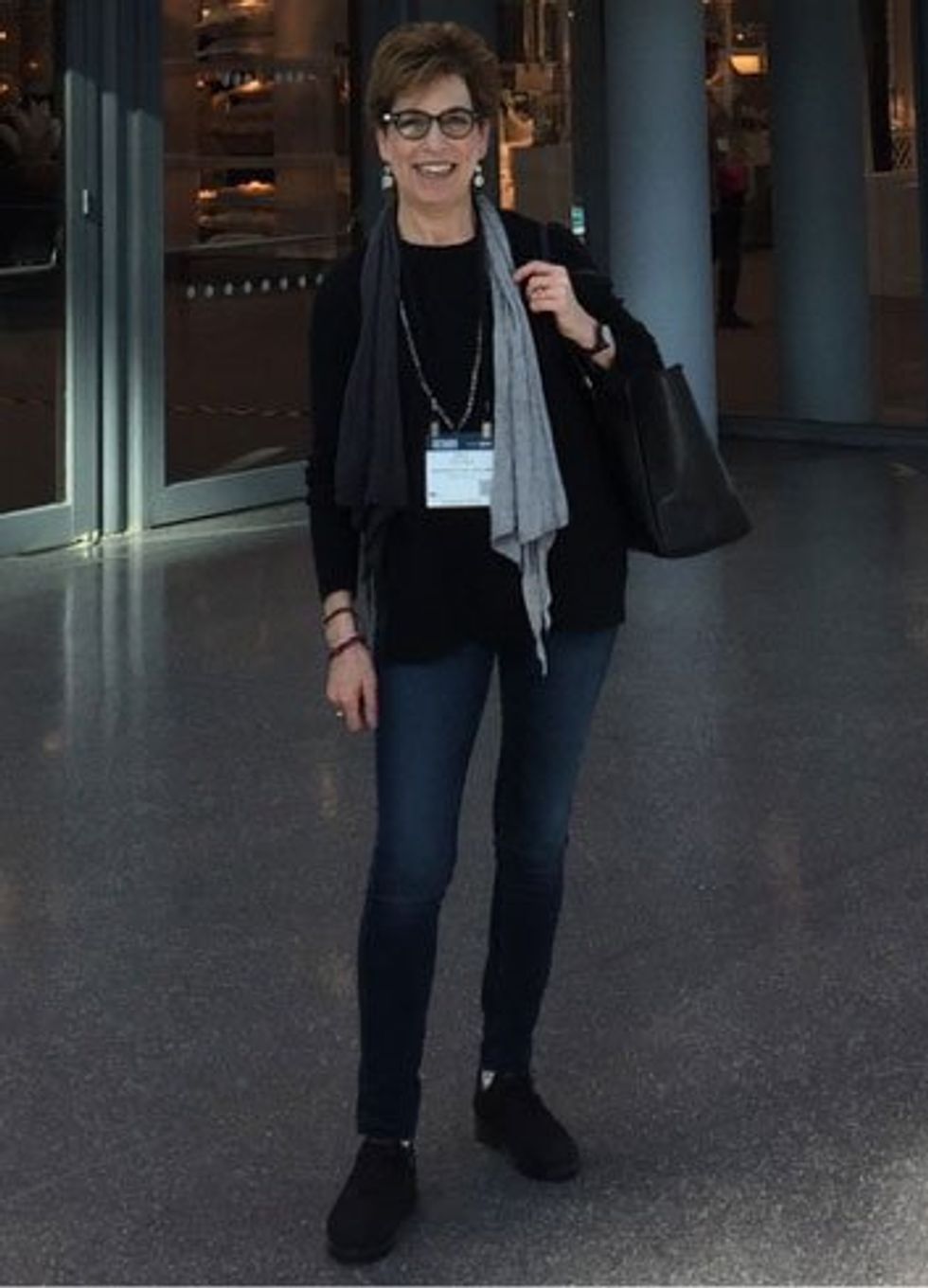 I wore my SAS Freetime shoes with jeans to the NY NOW Show in New York City last winter.