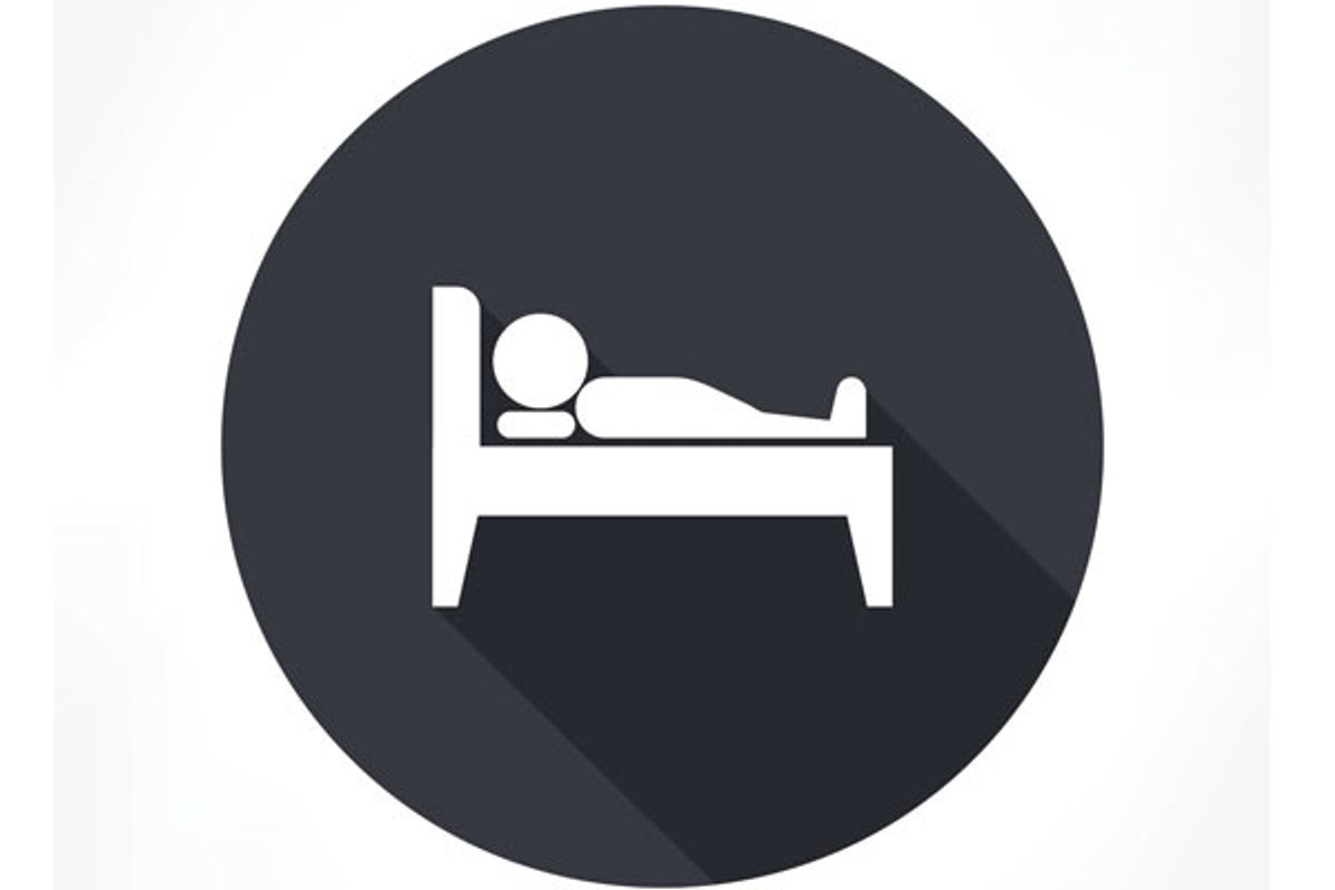 icon person sleeping