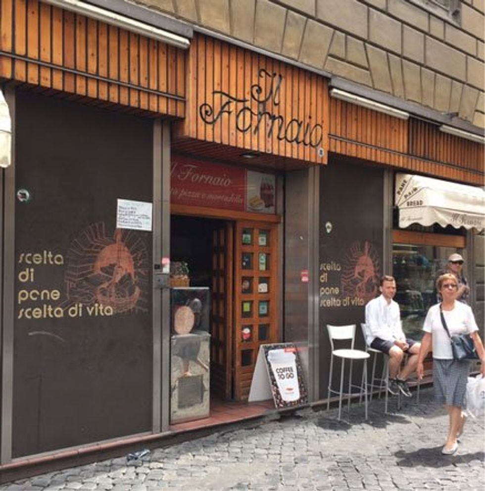 Il Fornaio is an incredible bakery with Italian breads, pizza, pastries and cookies.