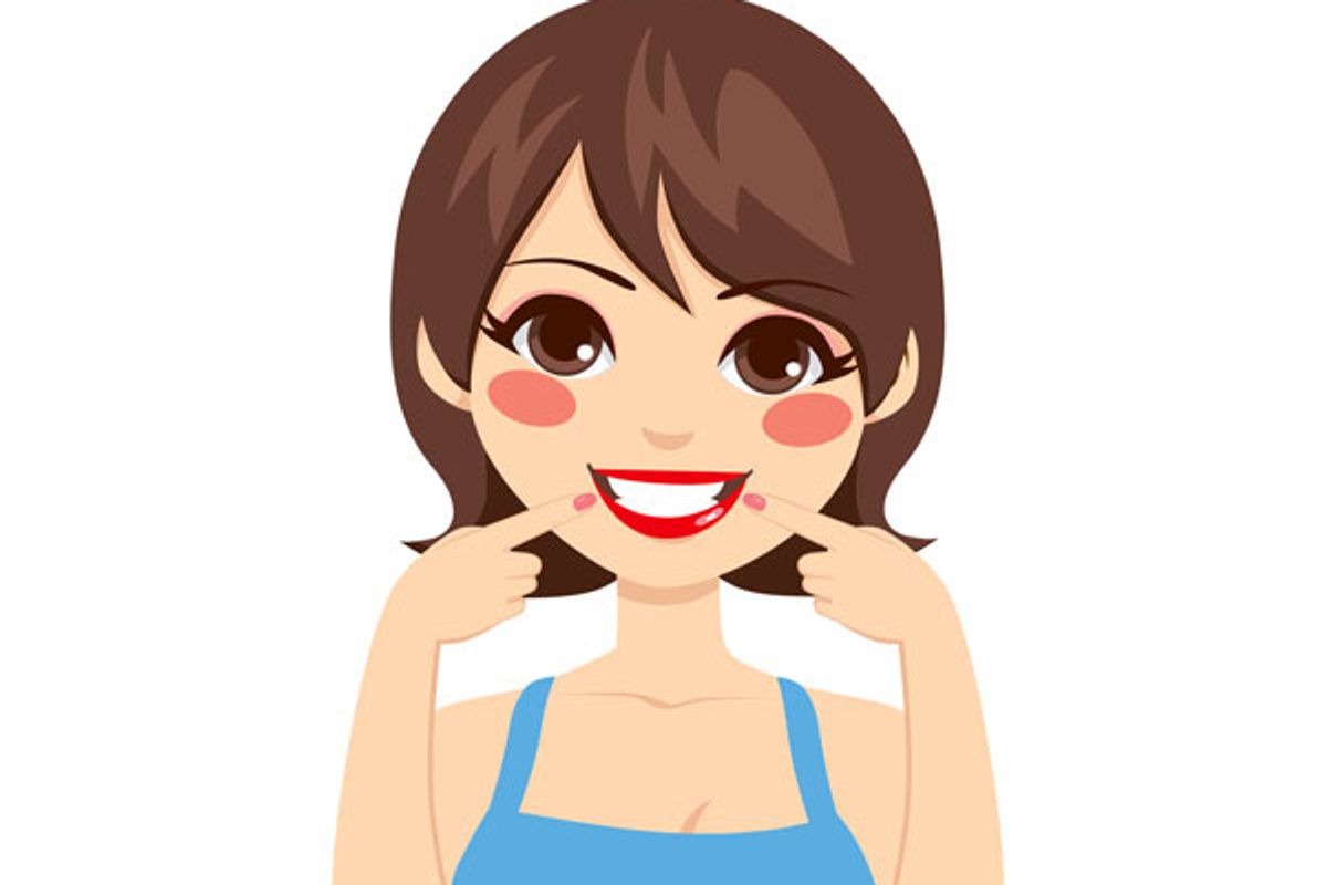 helpful girl clipart smiling