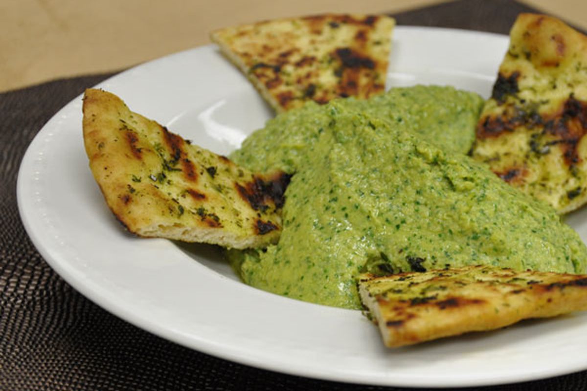 Artichoke Spinach Hummus