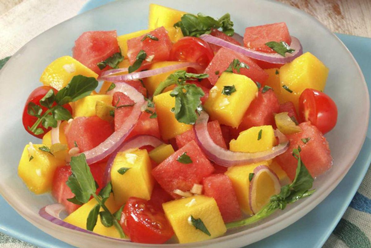 Mango and Watermelon Salad