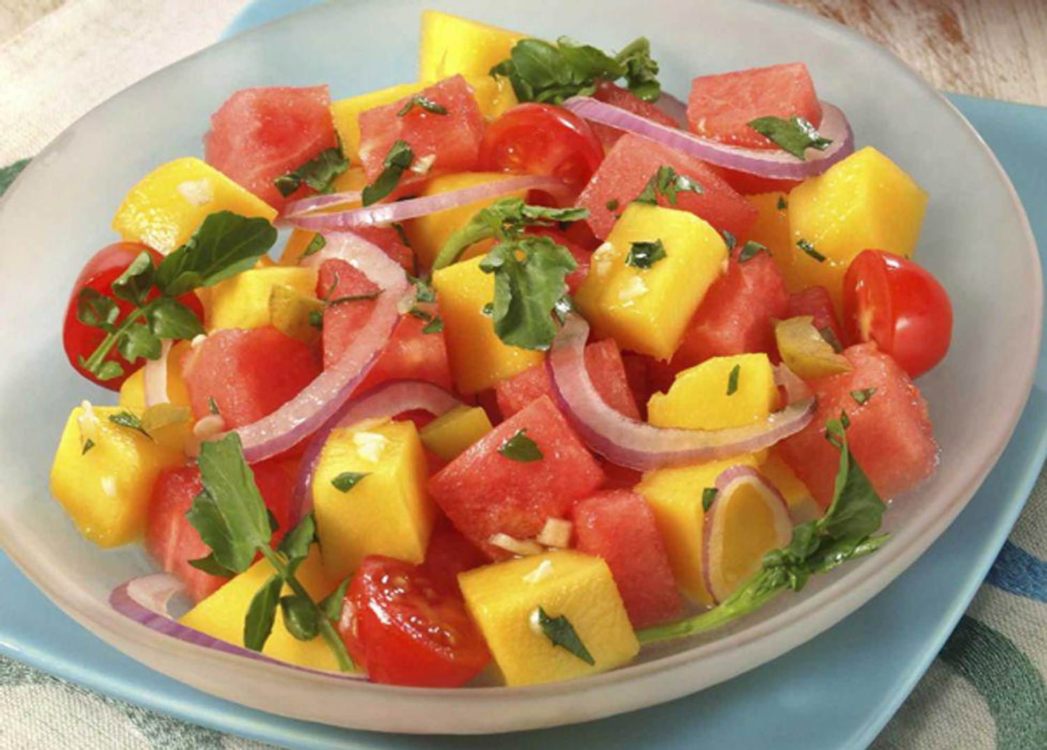 Mango and Watermelon Salad