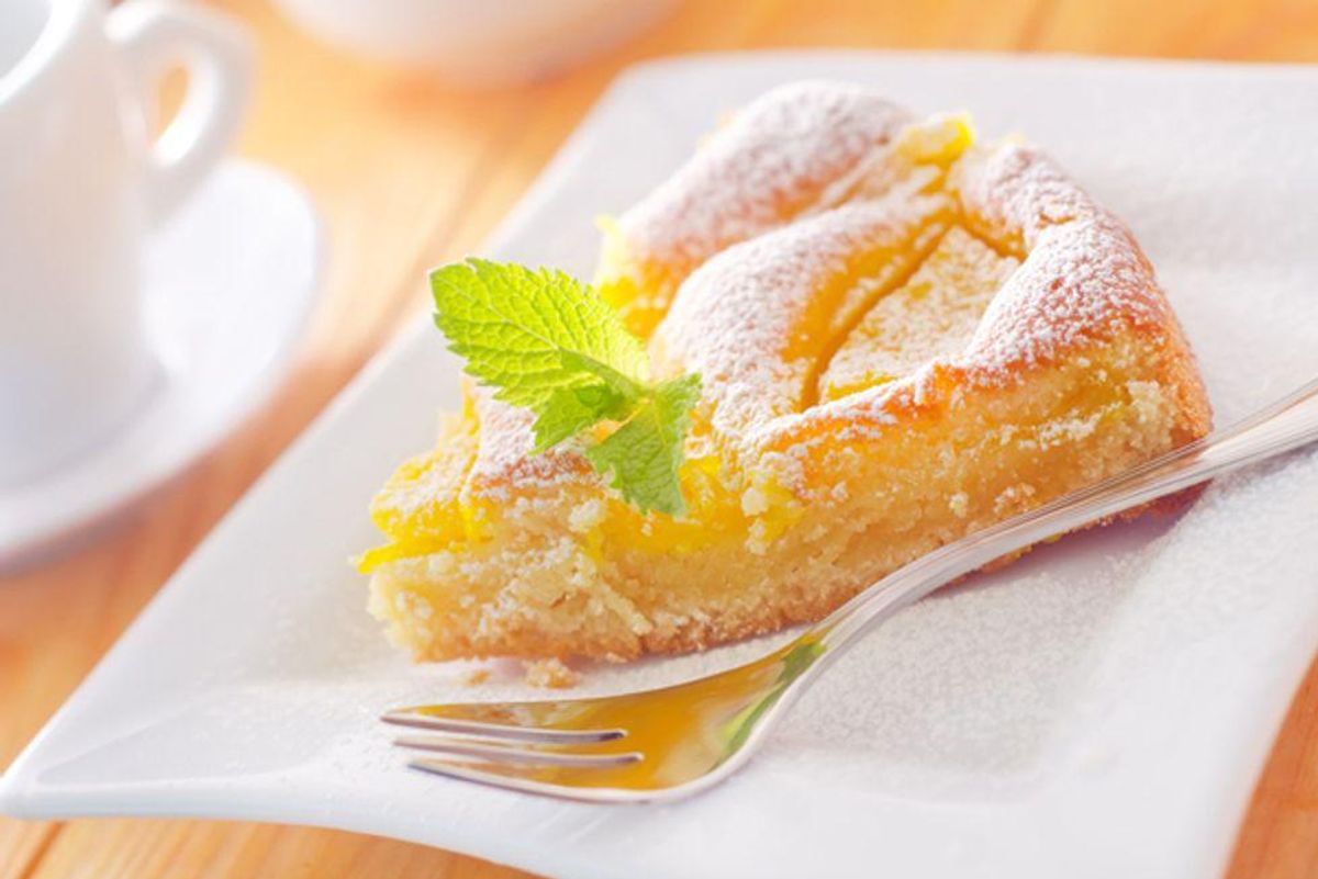 Light Peach Cake