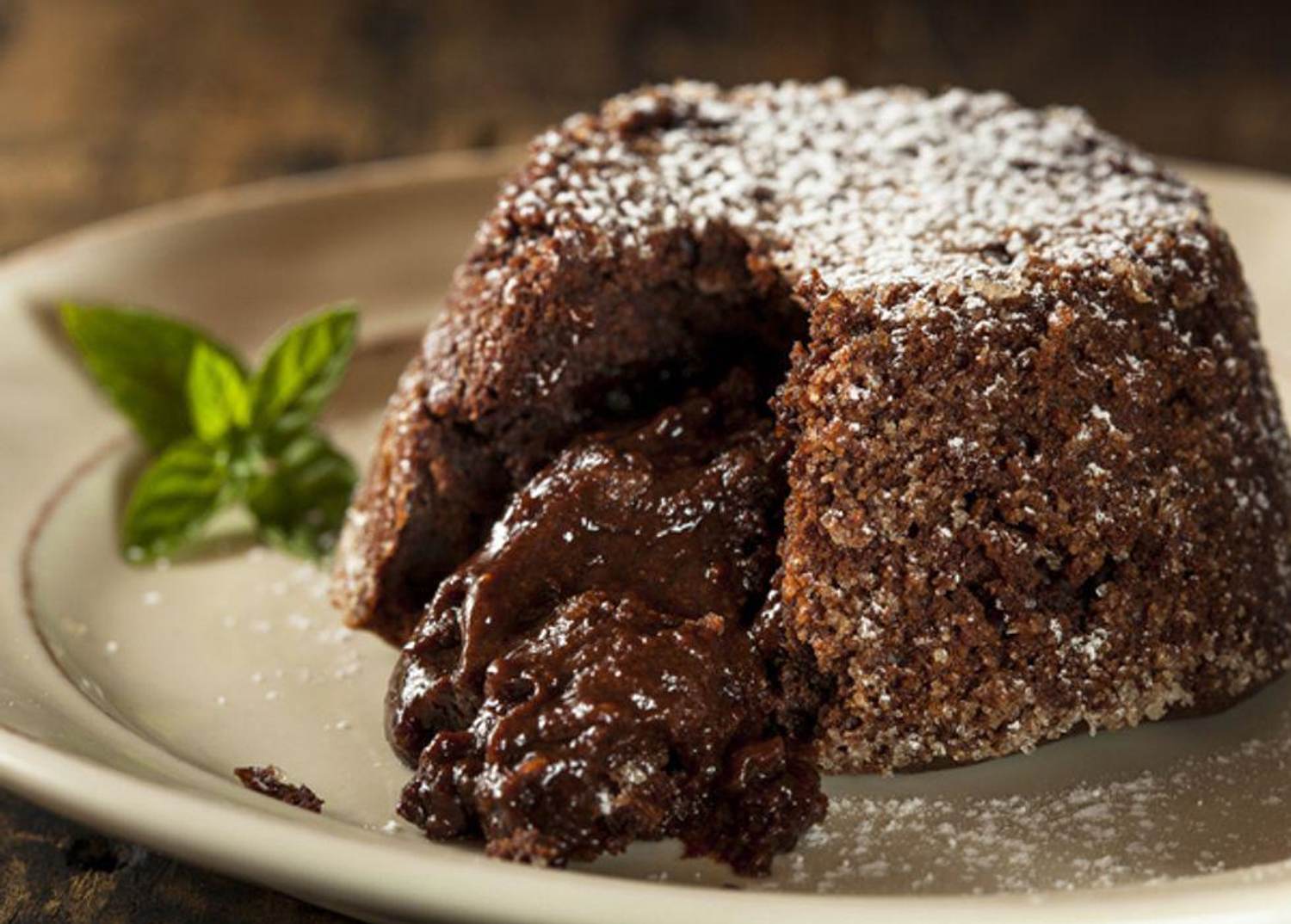 Ricotta and Quinoa Chocolate Lava Cake