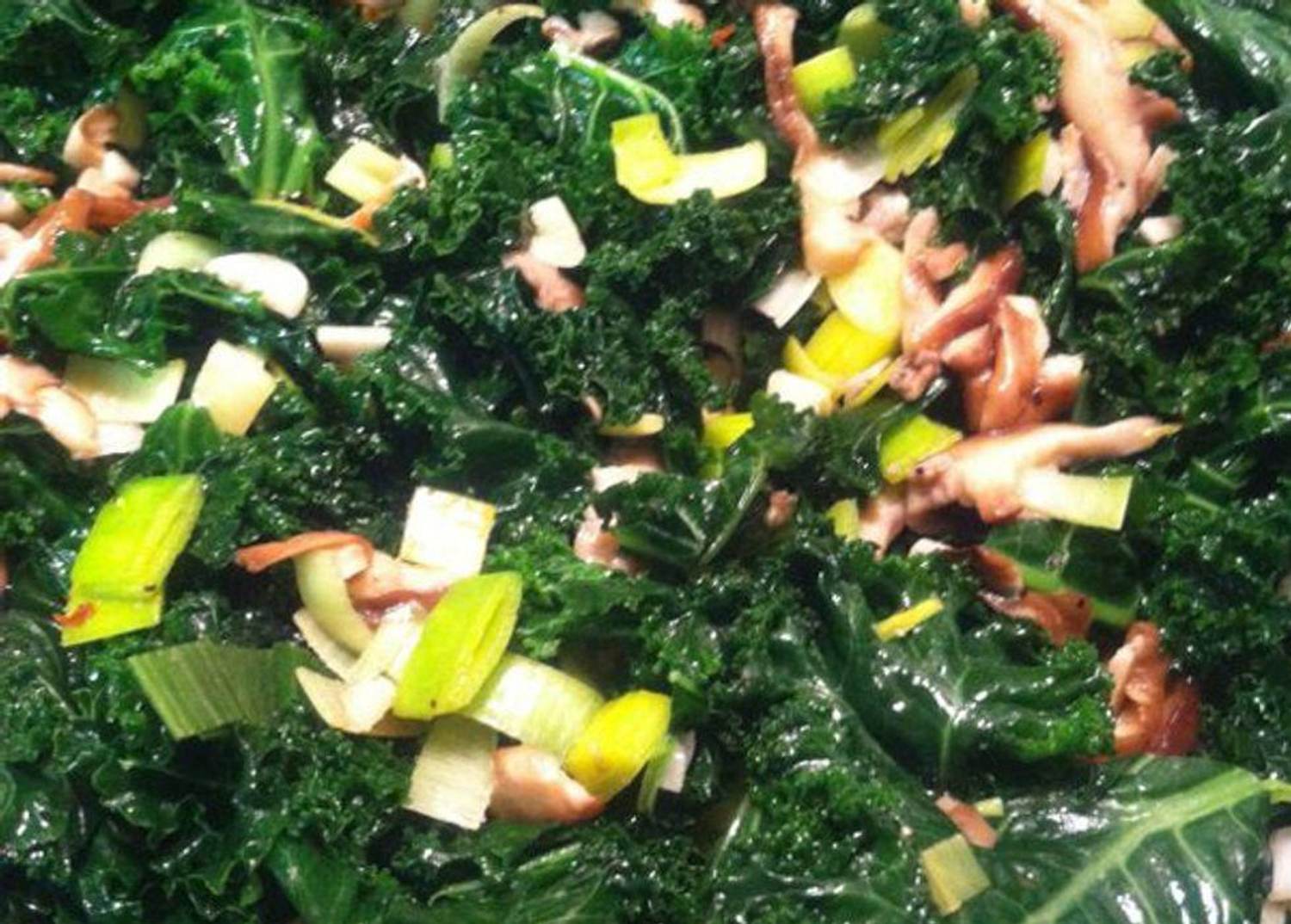 Kale and Mushroom Sauté