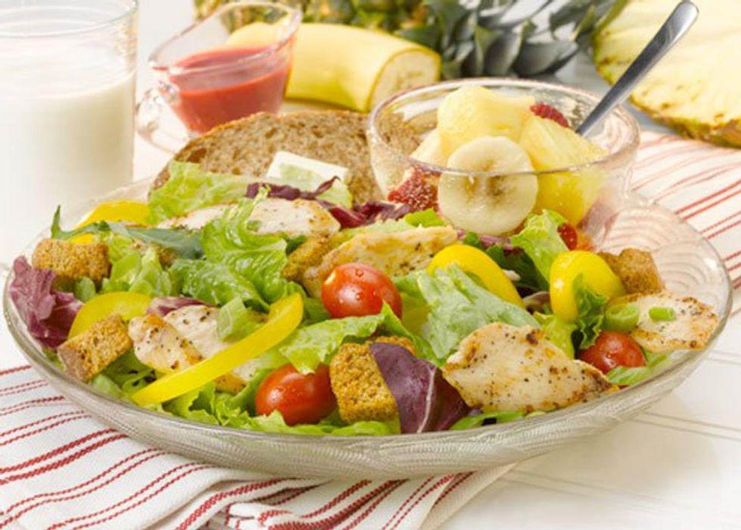 European Salad With Raspberry Vinaigrette