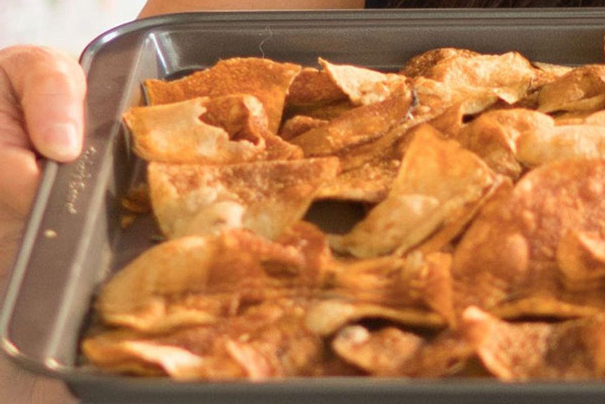 Herb-Infused Ranch-Style Sweet Potato Chips With Coconut Oil