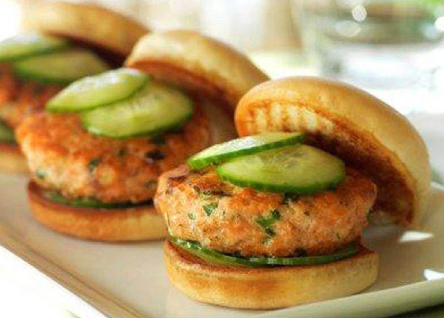 Mini Salmon Sliders