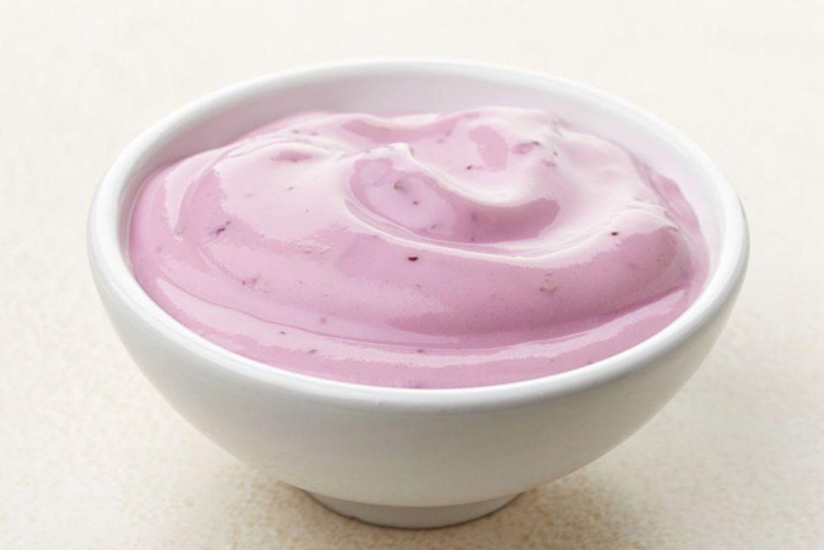 Baby Food: Blueberry and Spinach (Purple Puree)