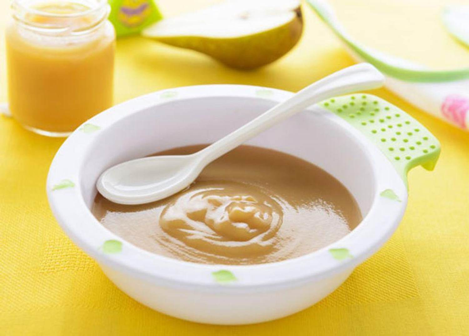 Pear and Potato Puree Baby Food