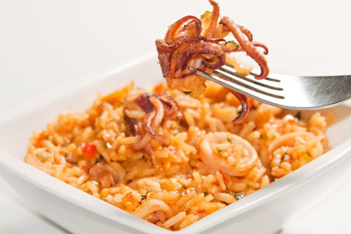 Calamari Risotto