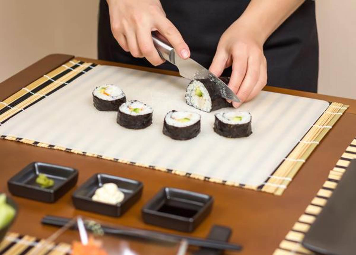 Spicy Shrimp and Rocket Sushi