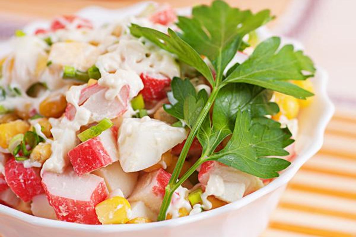 Crab Salad With Citrus Fruit