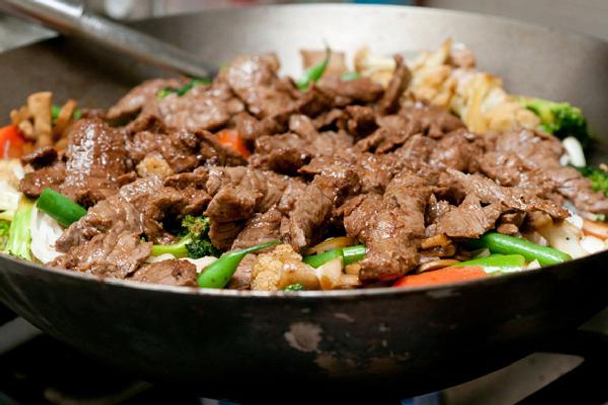 Stir-Fried Beef With Green Peppers