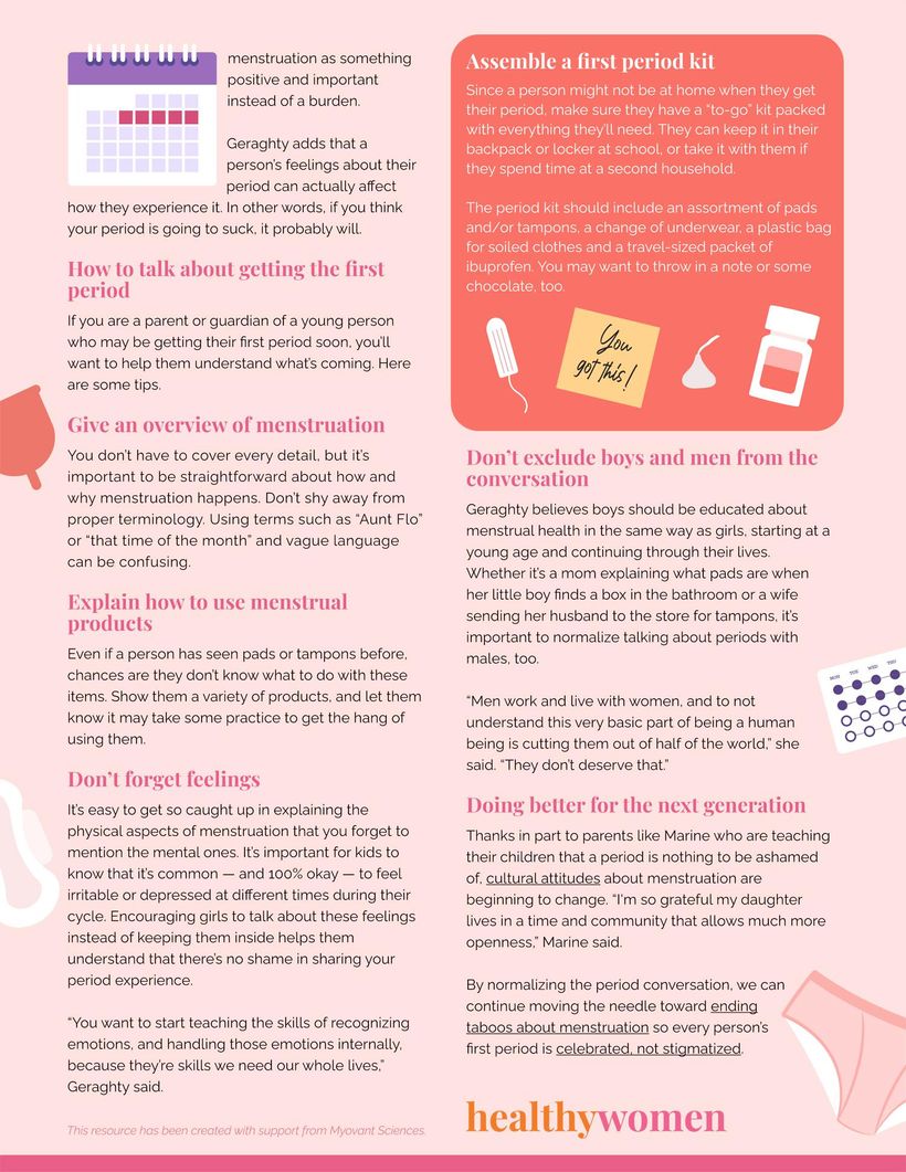 Normalizing the Period Conversation - Ready Healthy & Able Powered