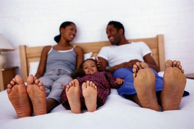 family and their feet