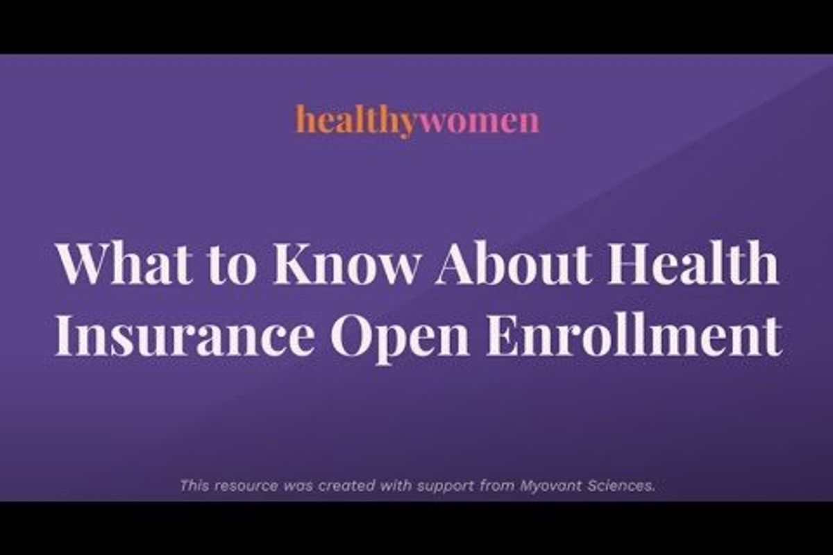 Choosing a Health Insurance Plan During Open Enrollment