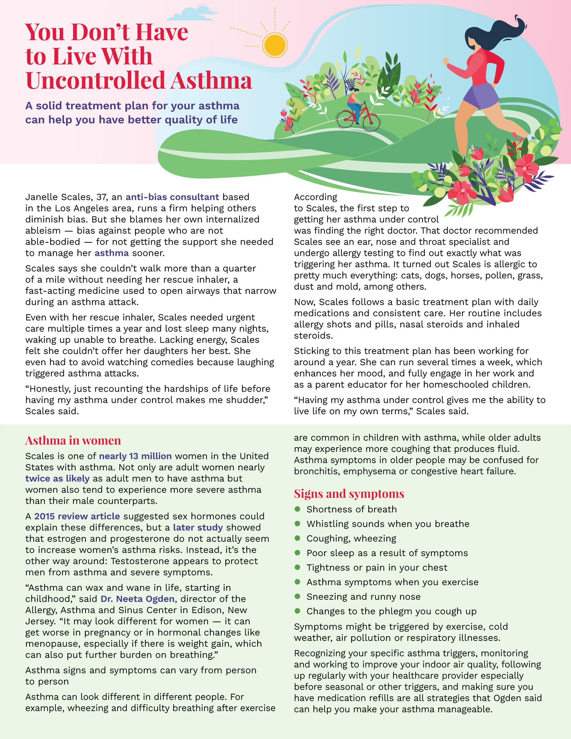 Infographic You Don\u2019t Have to Live With Uncontrolled Asthma Click the image to open the PDF