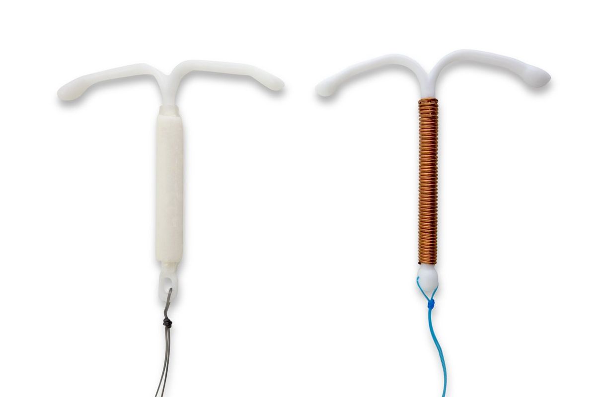IUDs for Long-Acting Reversible Contraception on a white background